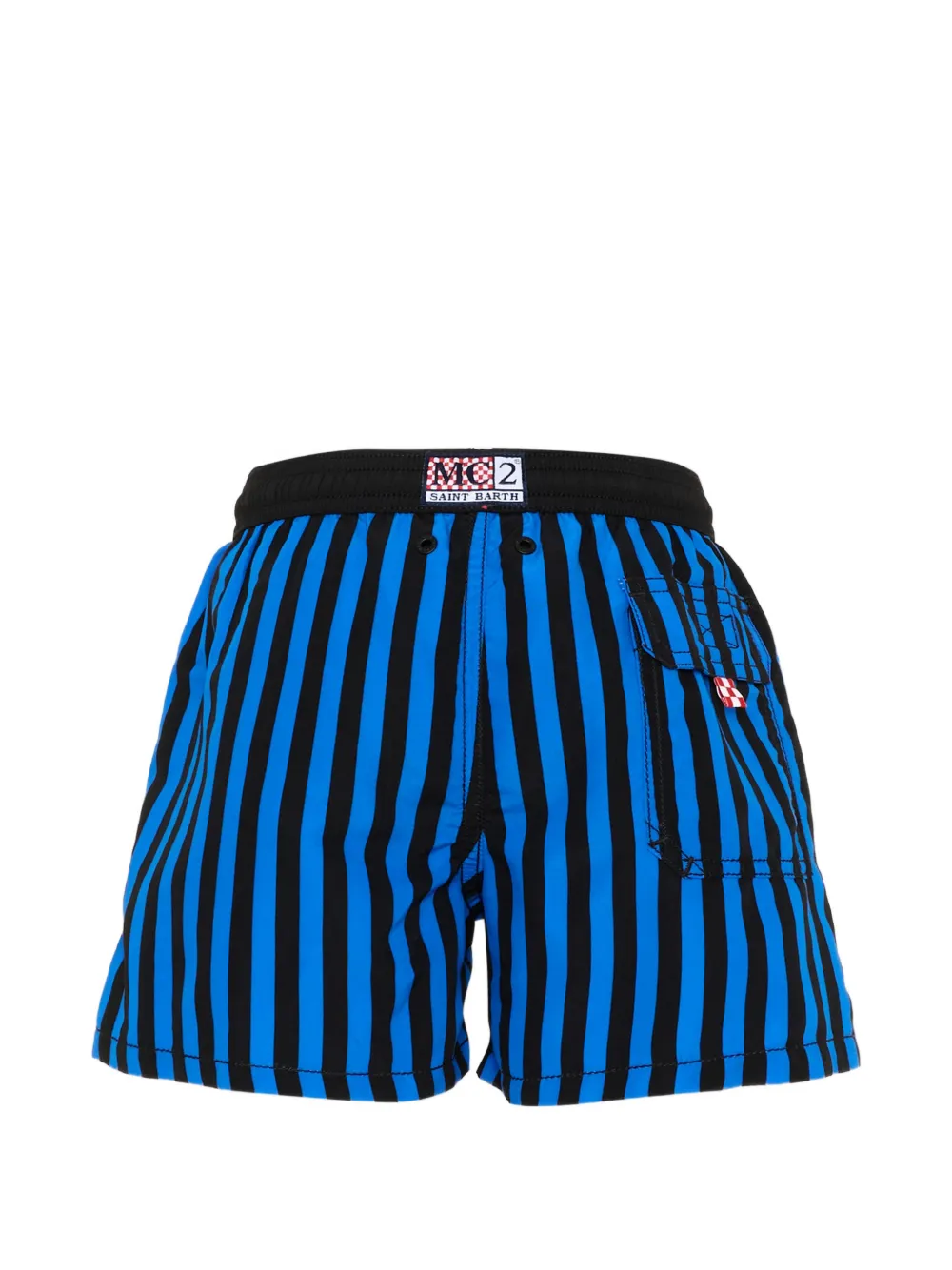  Mc2 Saint Barth Kids Bañador Jean A Rayas - Azul 