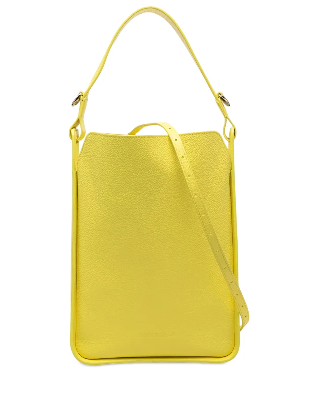 Balenciaga Pre-Owned 2000-2026 Small Pebbled Calfskin Tool 2.0 North South Tote satchel - Giallo