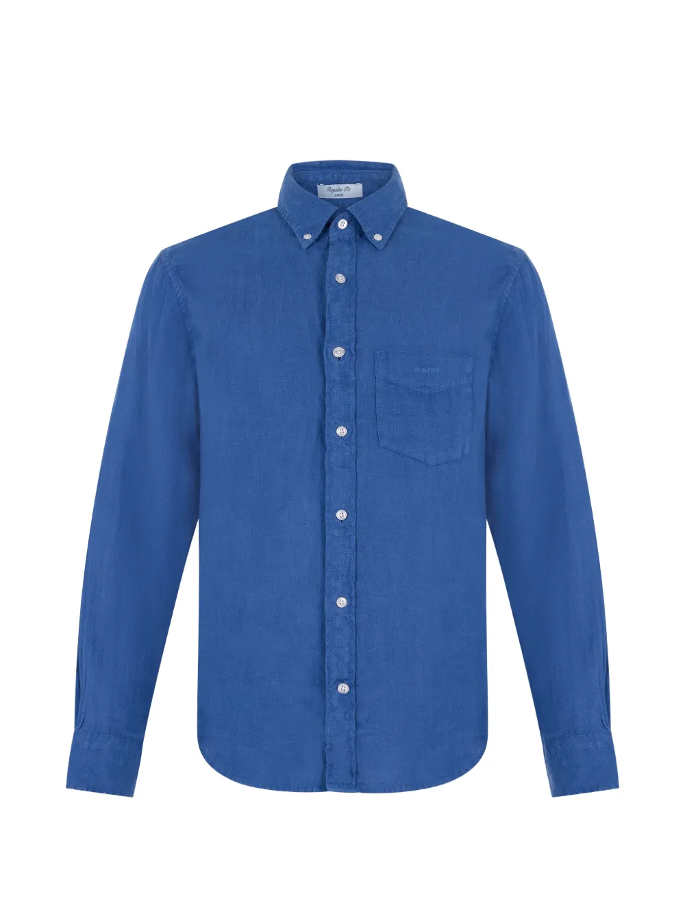Gant long-sleeve linen shirt - Blu