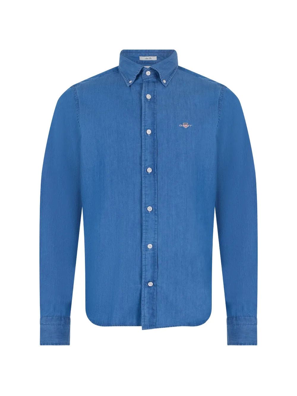 Gant long-sleeve cotton shirt - Blu