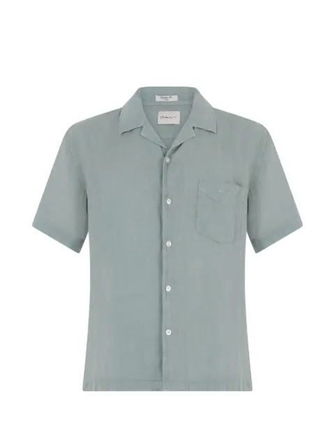 Gant short-sleeved linen shirt