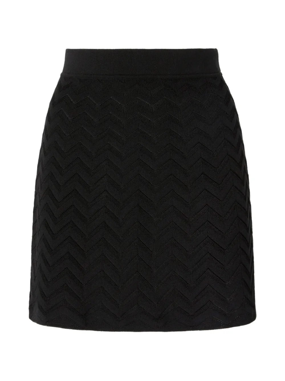 Missoni chevron-knit mini skirt - Schwarz