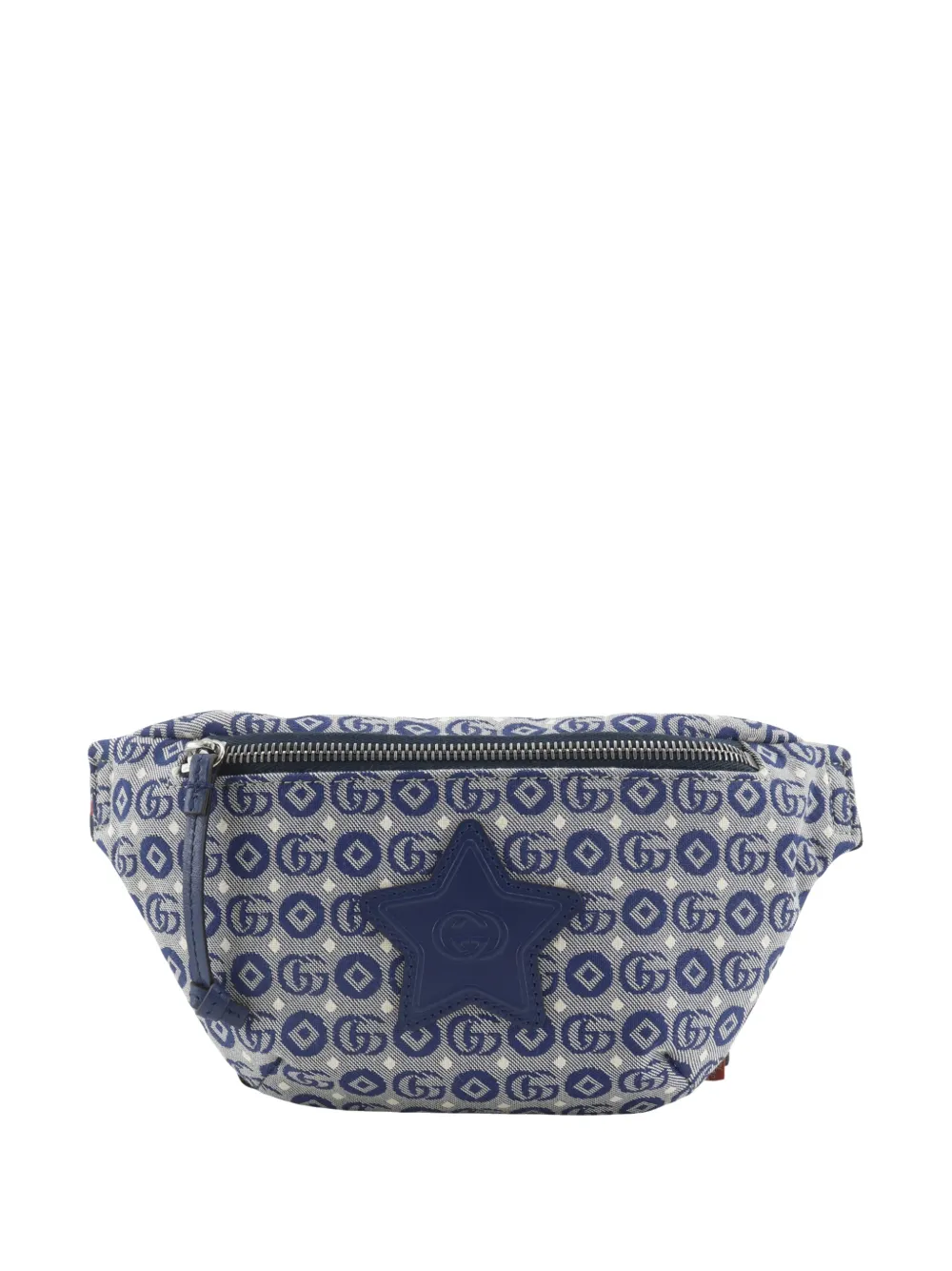 Gucci Pre-Owned 2016-2026 Kids GG Canvas Star Web belt bag - Blu