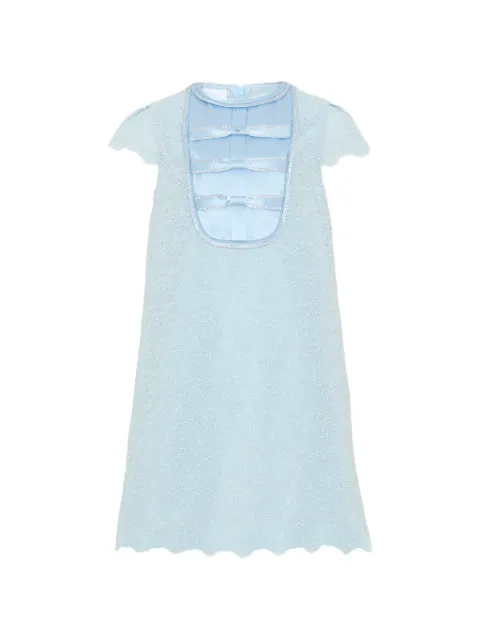 Gucci Kids bow-embellished lace dress