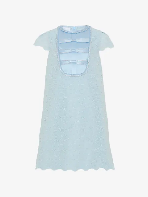 Gucci Kids bow-embellished lace dress