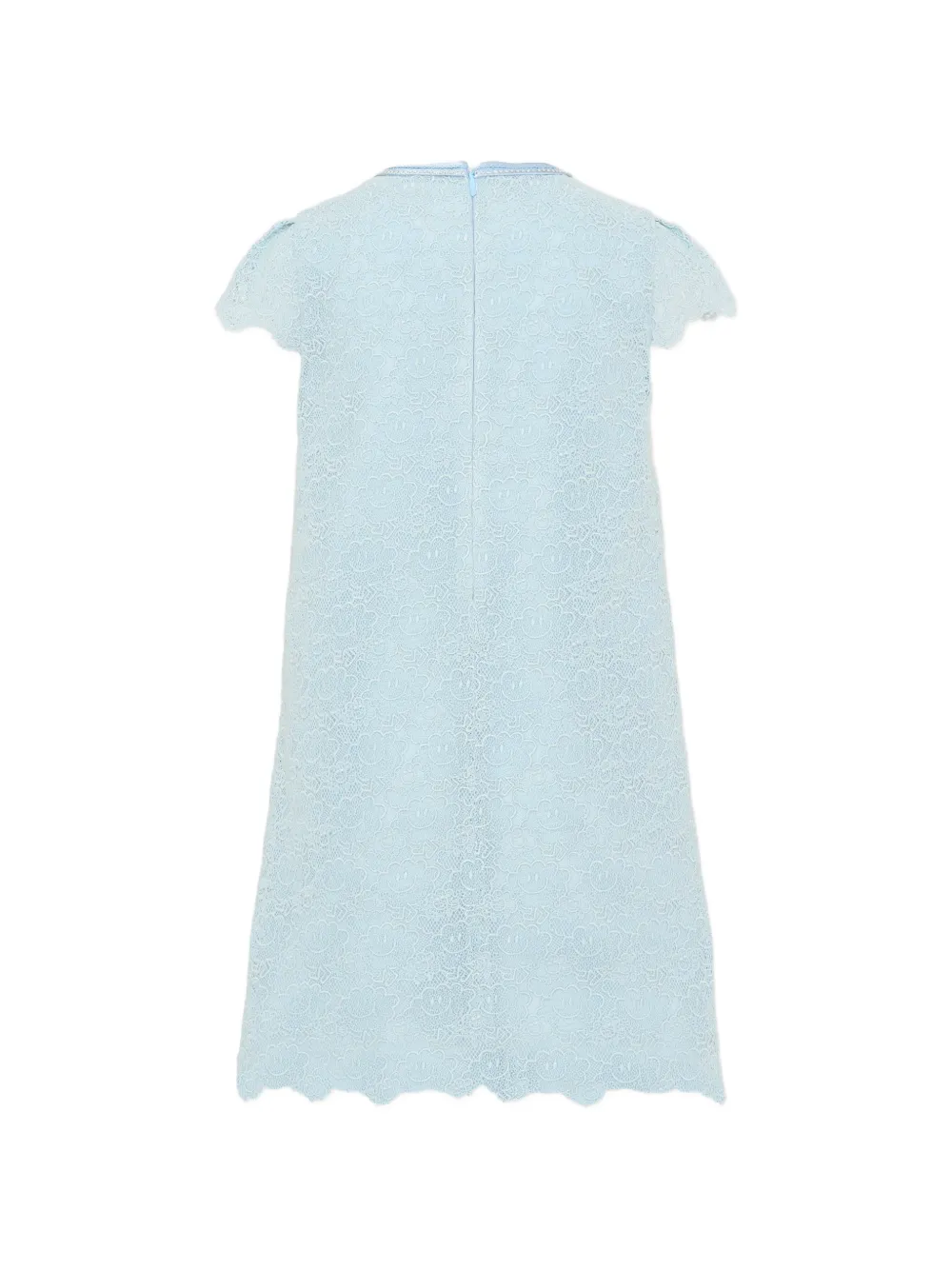 Gucci Kids Jurk verfraaid met strik Blauw