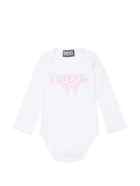 Diesel Kids body à logo imprimé et détail de nœud
