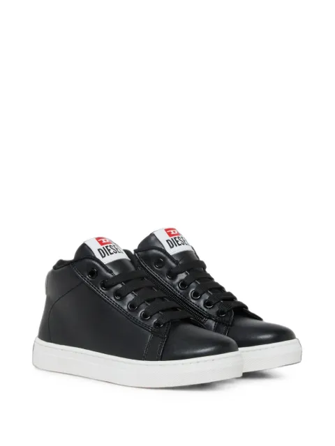 Diesel Kids zapatillas con parche del logo