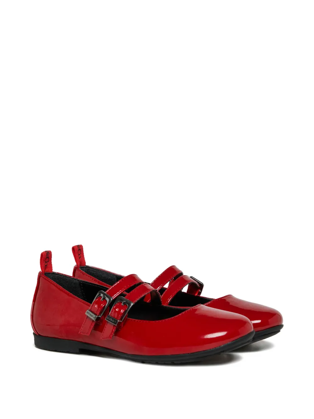 MAX&Co. Kids Ballerine con doppio cinturino - Rosso