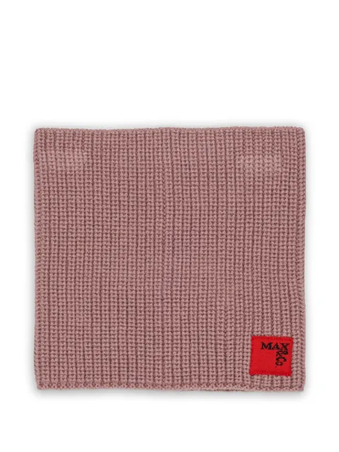 MAX&Co. Kids logo-patch knit scarf