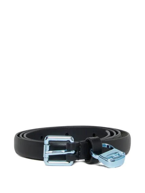 Diesel Kids charm-detail leather belt