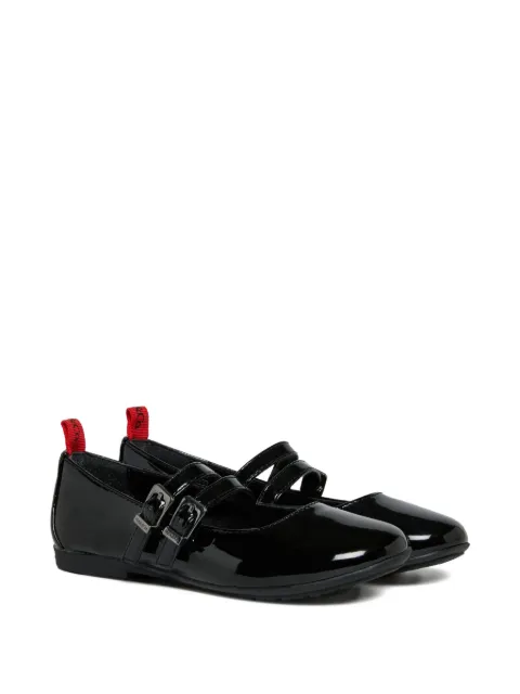 MAX&Co. Kids patent-finish double-strap ballet flats