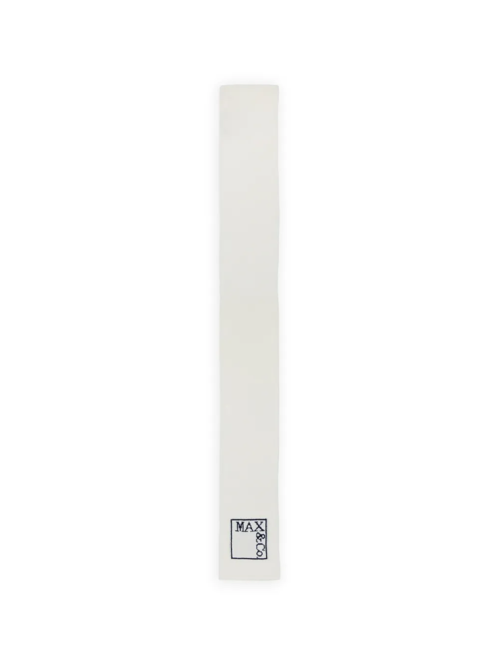 MAX&Co. Kids Sciarpa con logo - Bianco