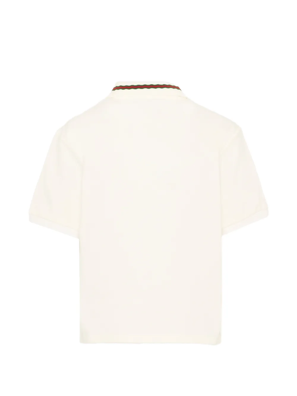 Gucci Kids Poloshirt met Web-streep Wit