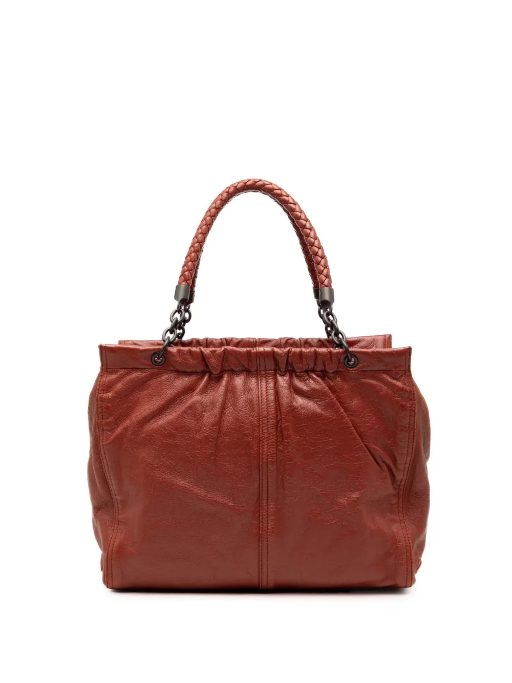 Bottega Veneta Pre-Owned 2012-2026 Leather tote bag - Rosso