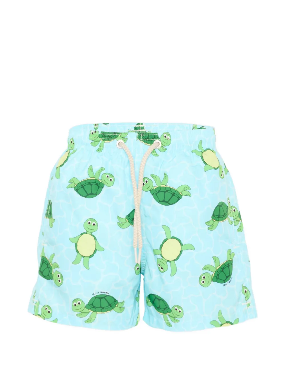 MC2 Saint Barth Kids Jean zwembroek met trekkoord Blauw