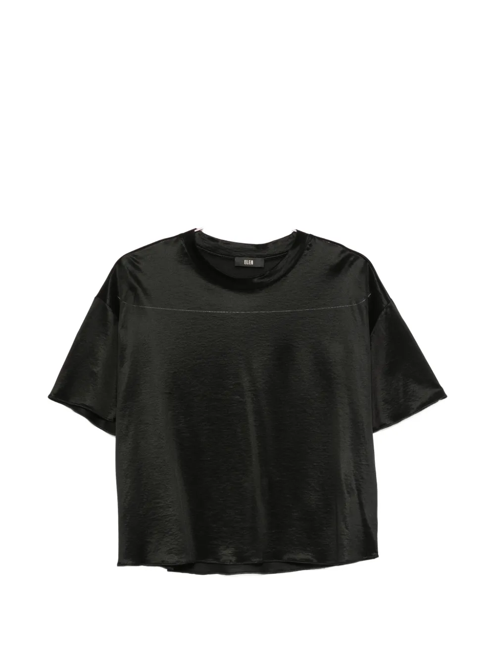 Eleh Short-sleeve Blouse In Black