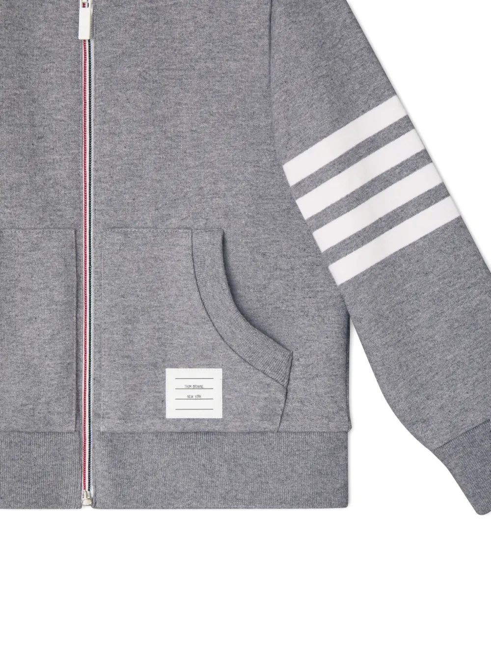 Thom Browne Kids Bomberjack met vier strepen Grijs
