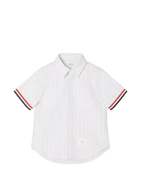 Thom Browne Kids stripe-print oxford shirt