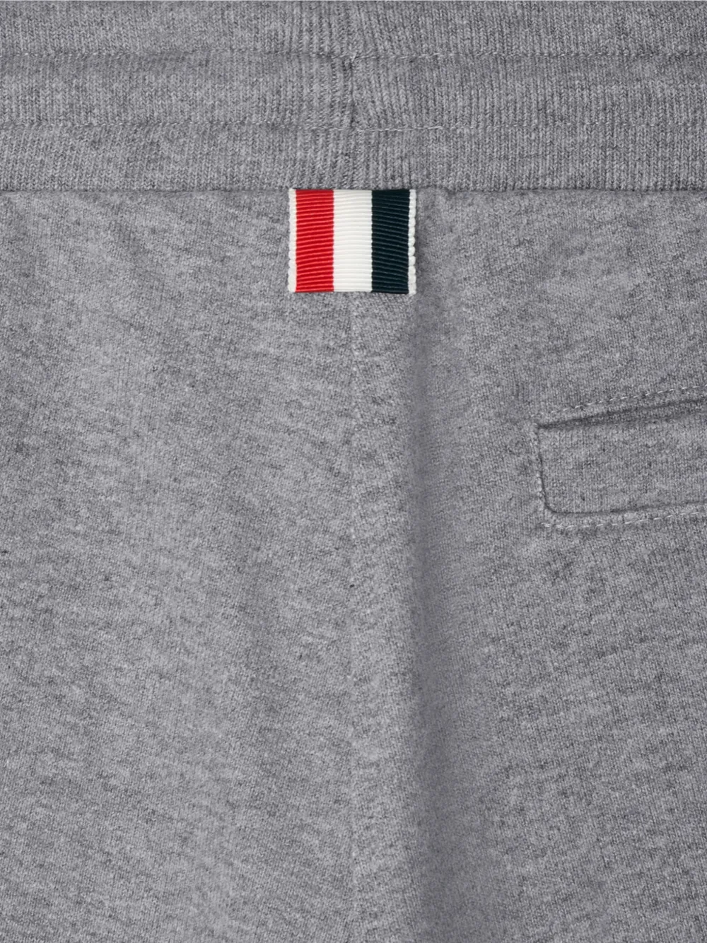 Thom Browne Kids 4-Bar loopback shorts Grijs