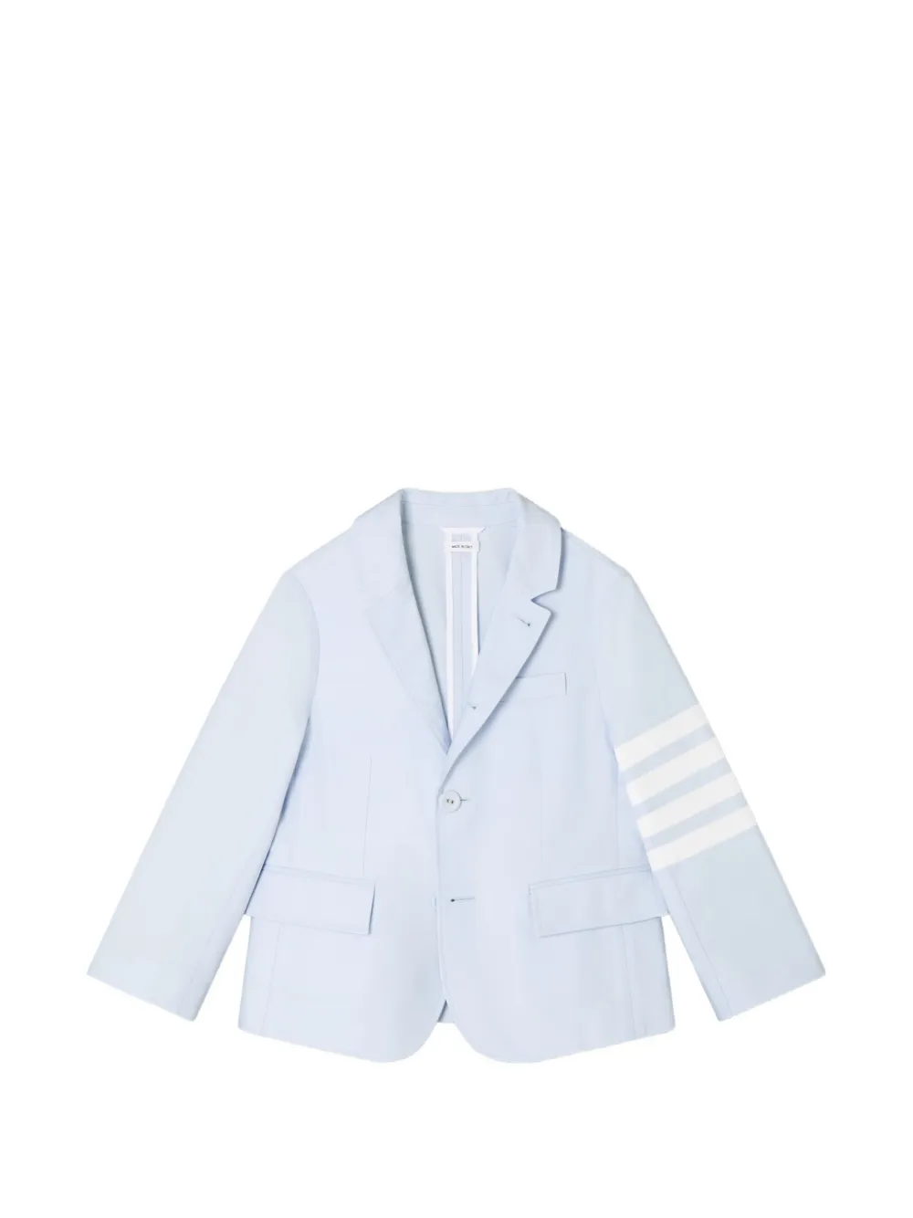 Thom Browne Kids Giacca Oxford con righe - Blu