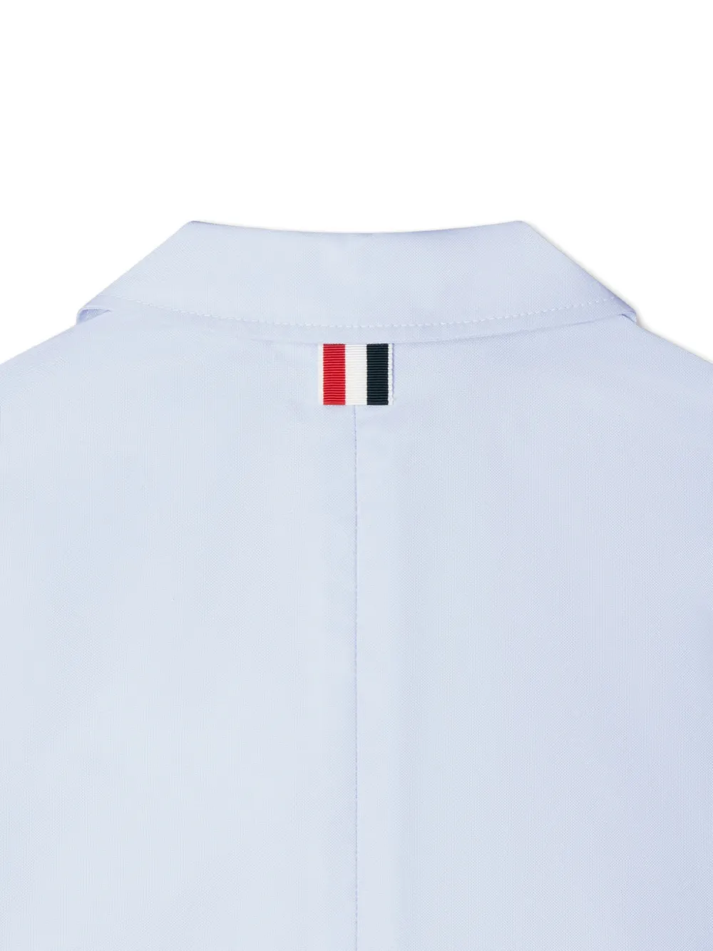 Thom Browne Kids 4-Bar Oxford jack Blauw