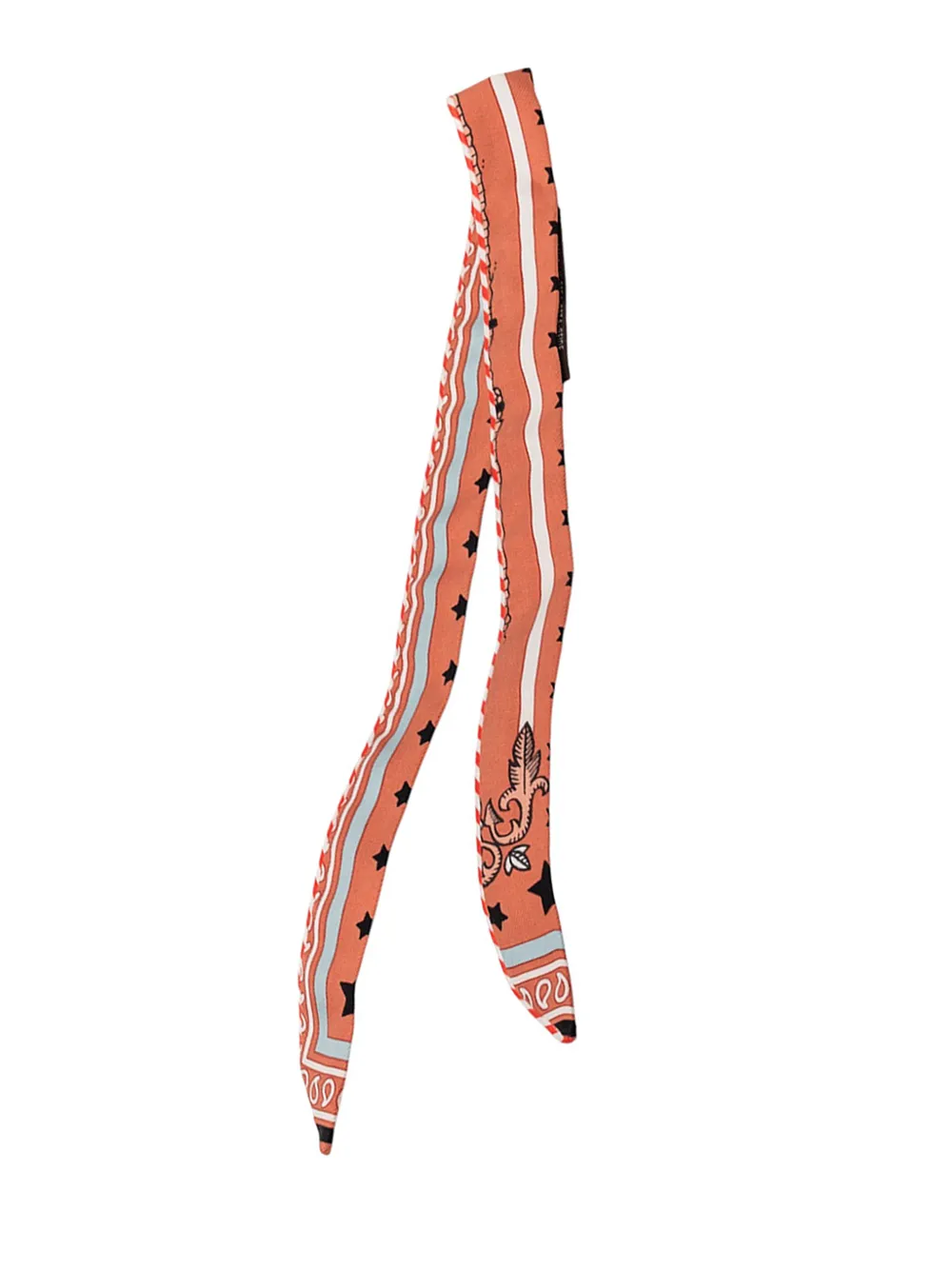 Hermès Pre-Owned 2022-2026 Candy Doll Silk Twilly Scarf scarves - Arancione