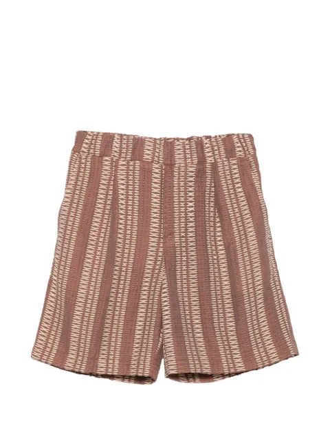Costumein Tony geometric-pattern elasticated-waist shorts