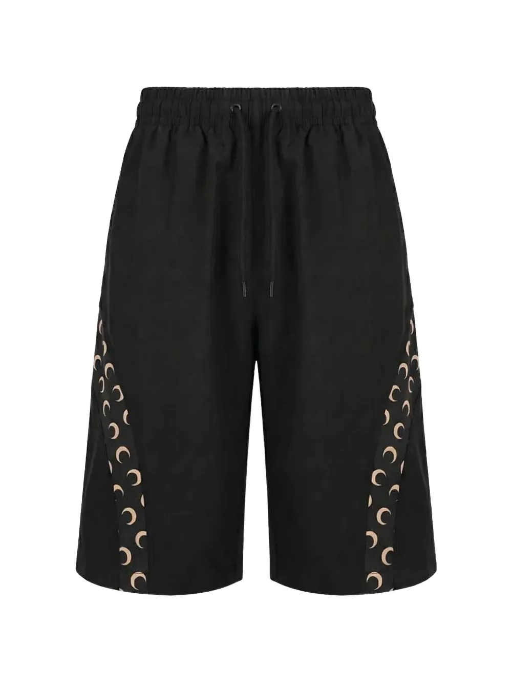 Marine Serre Moon-print swim shorts - Nero