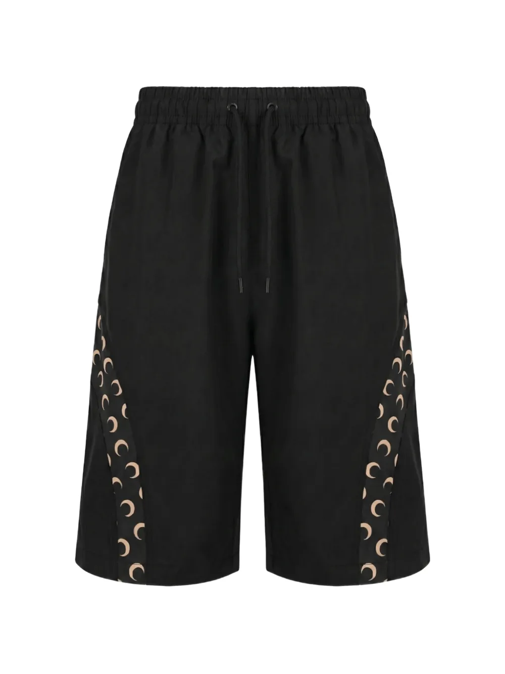 Marine Serre Moon-print swim shorts - Nero
