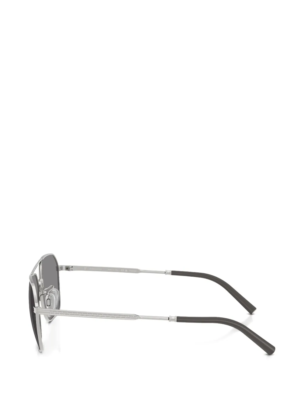 Oliver Peoples R-17 zonnebril met geometrisch montuur Zilver