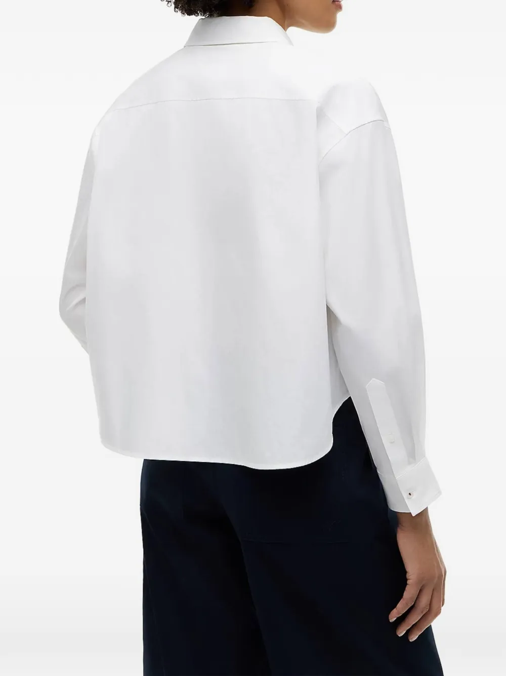 Tommy Hilfiger Overhemd met geborduurd logo Wit