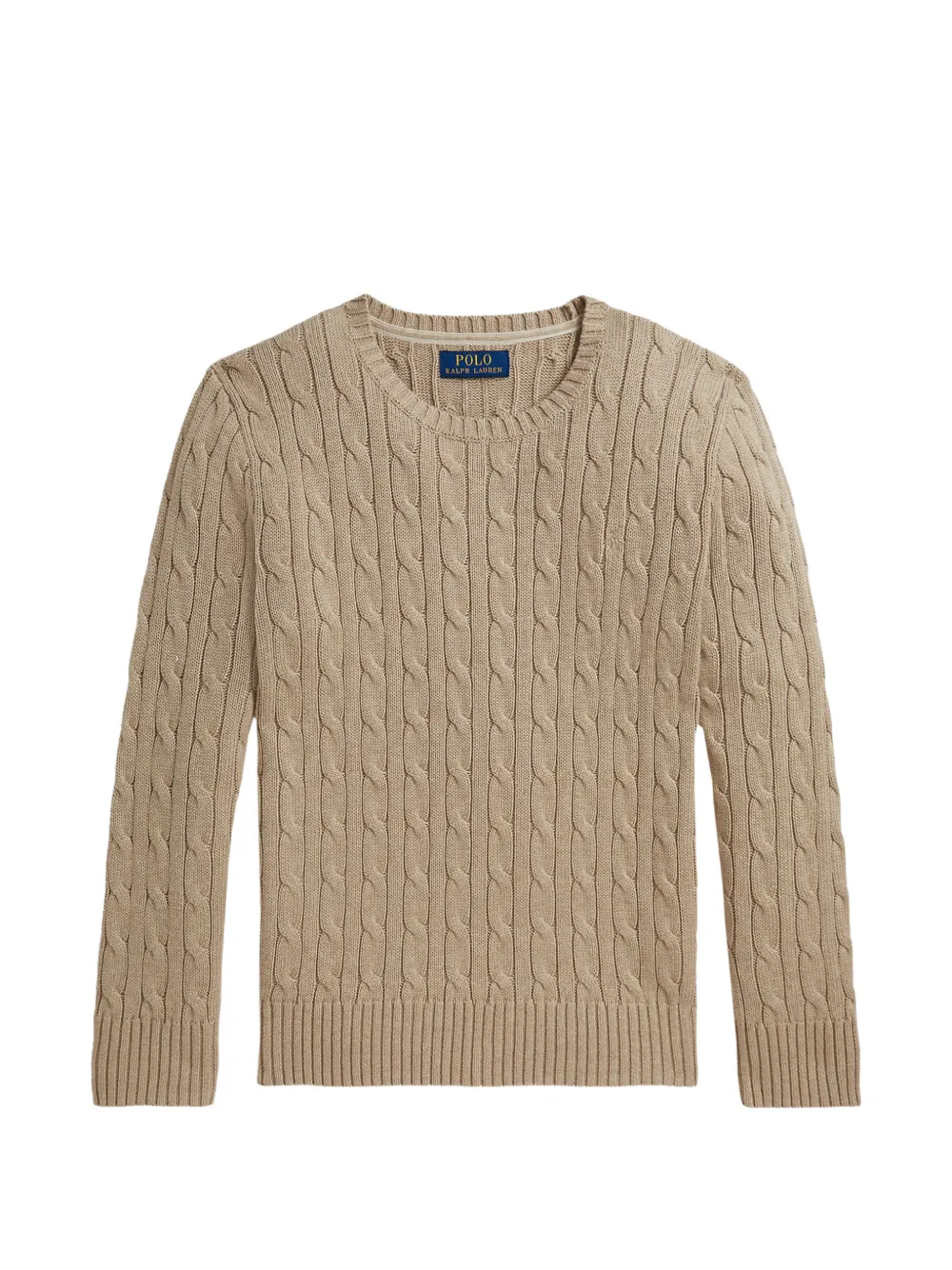 POLO RALPH LAUREN KIDS cable-knit sweater - Toni neutri