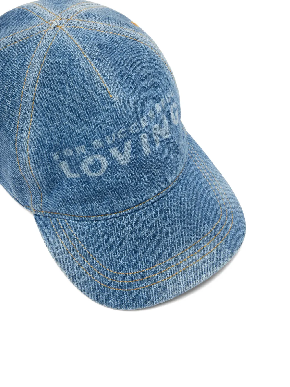 Diesel Pet met gebleekt effect en logo-print Blauw