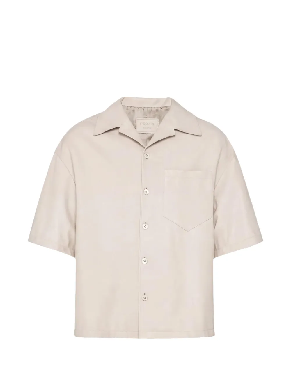 Prada button-up short-sleeve shirt - Neutrals