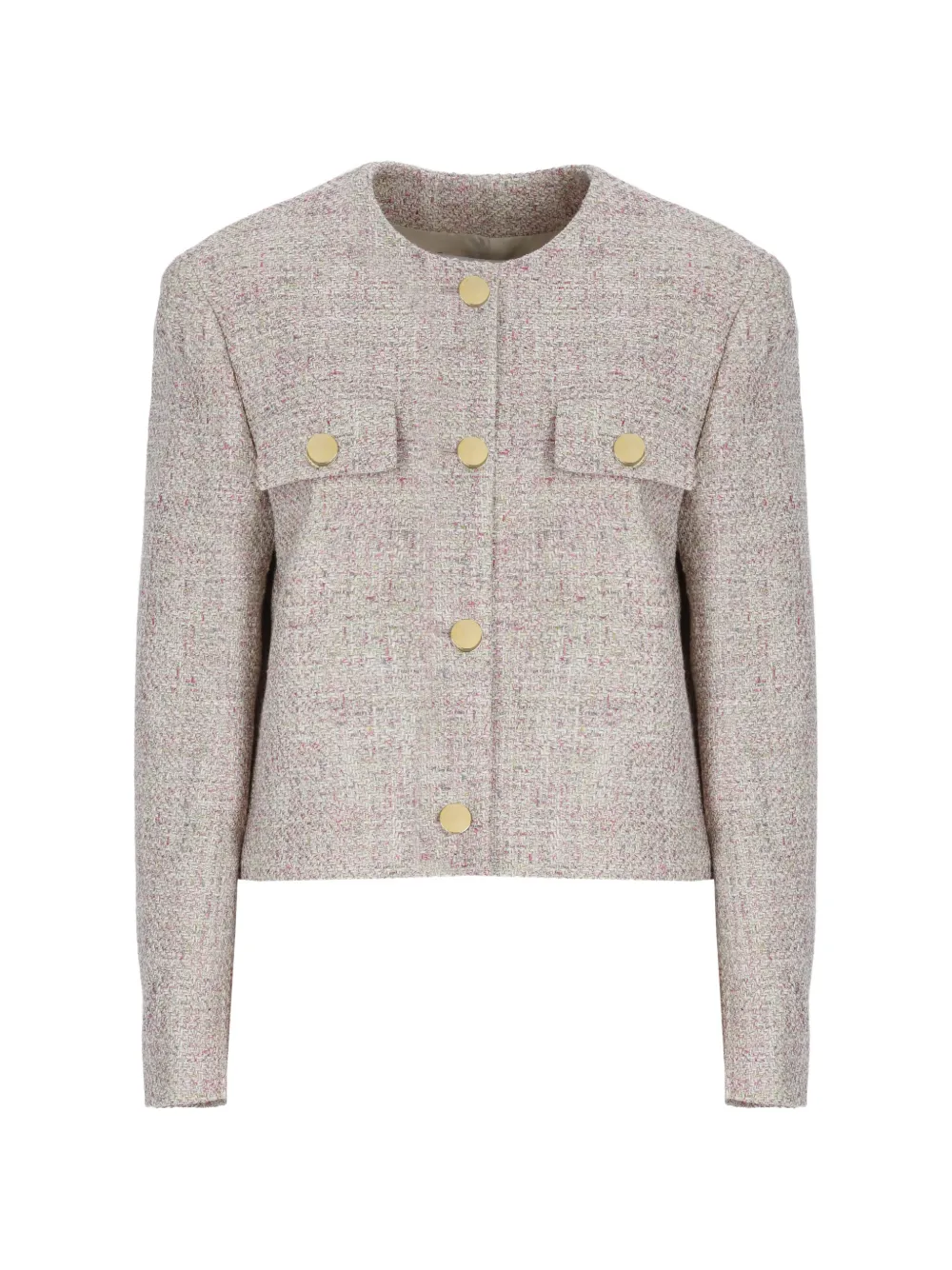 Lardini bouclé tweed jacket - Nude