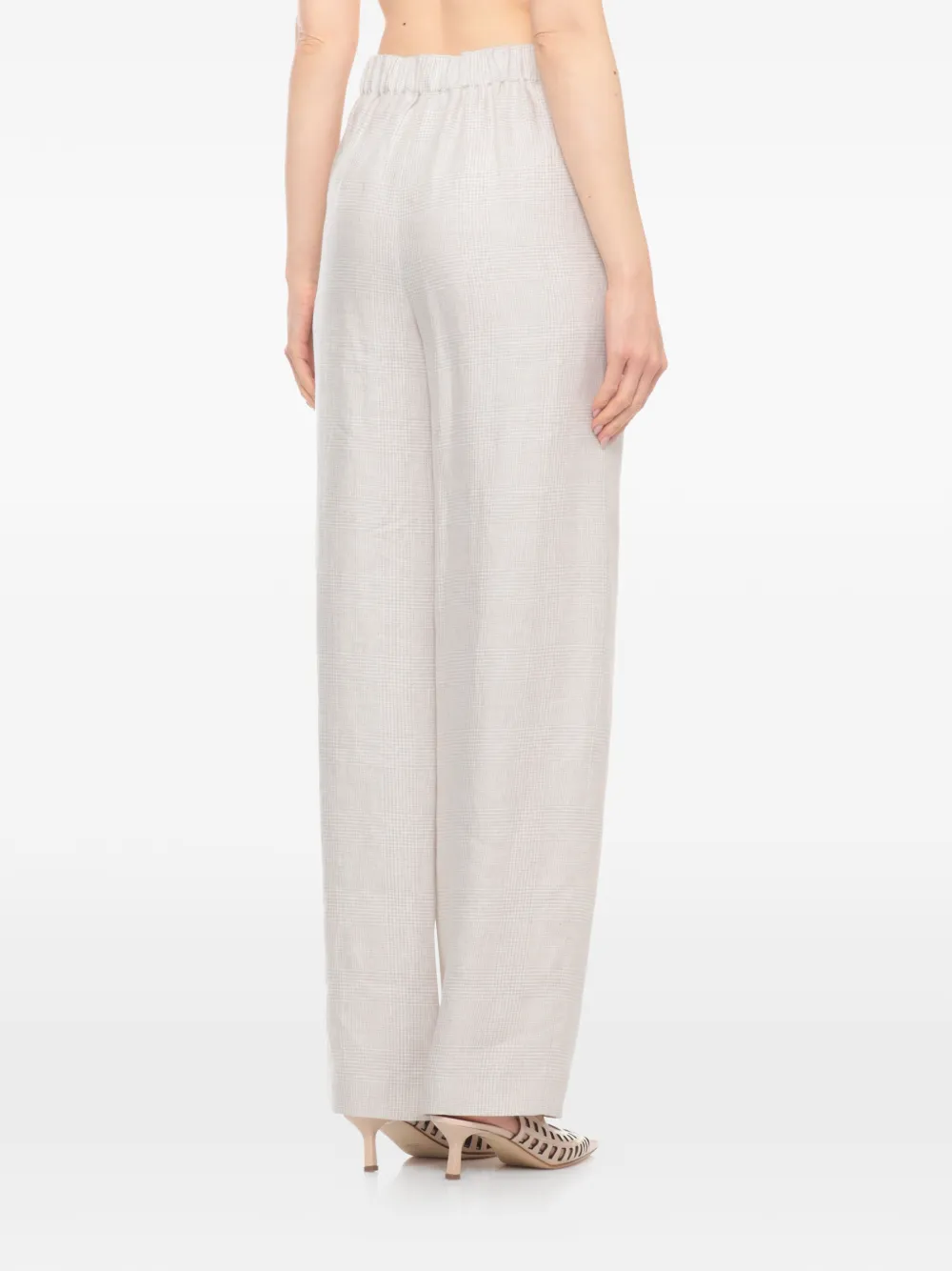  Lardini Pantalones Rectos De Lino - Neutro 