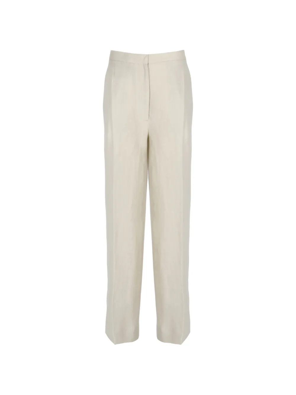 Lardini linen straight-leg trousers - Toni neutri