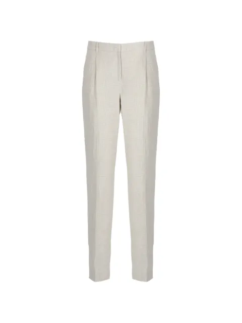 Lardini Prince of Wales linen trousers