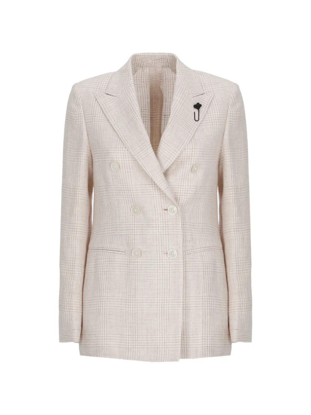 Lardini double-breasted blazer - White