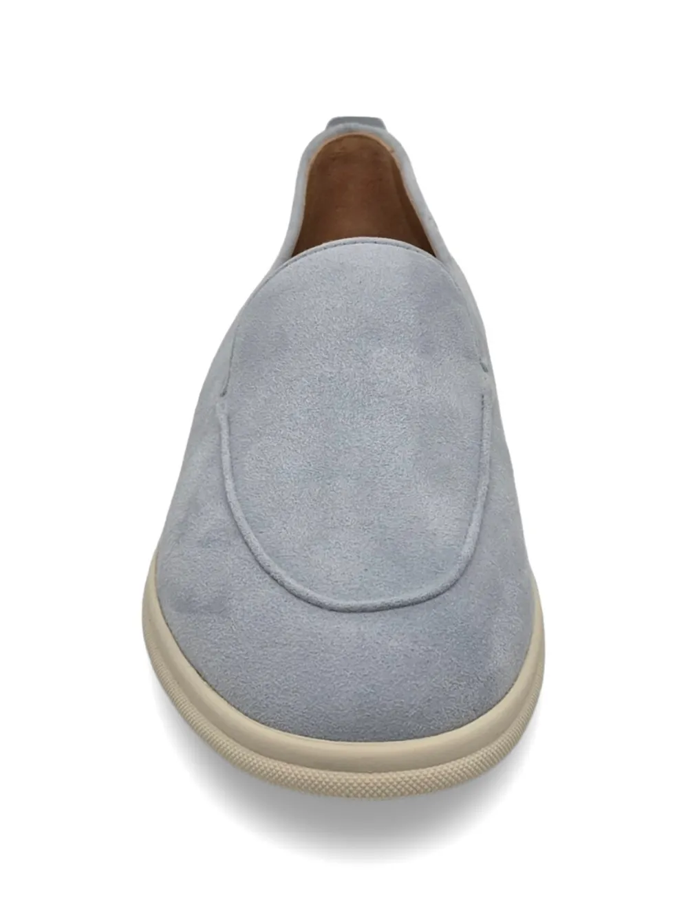 Henderson Baracco Eva suede slip-on loafers Blauw