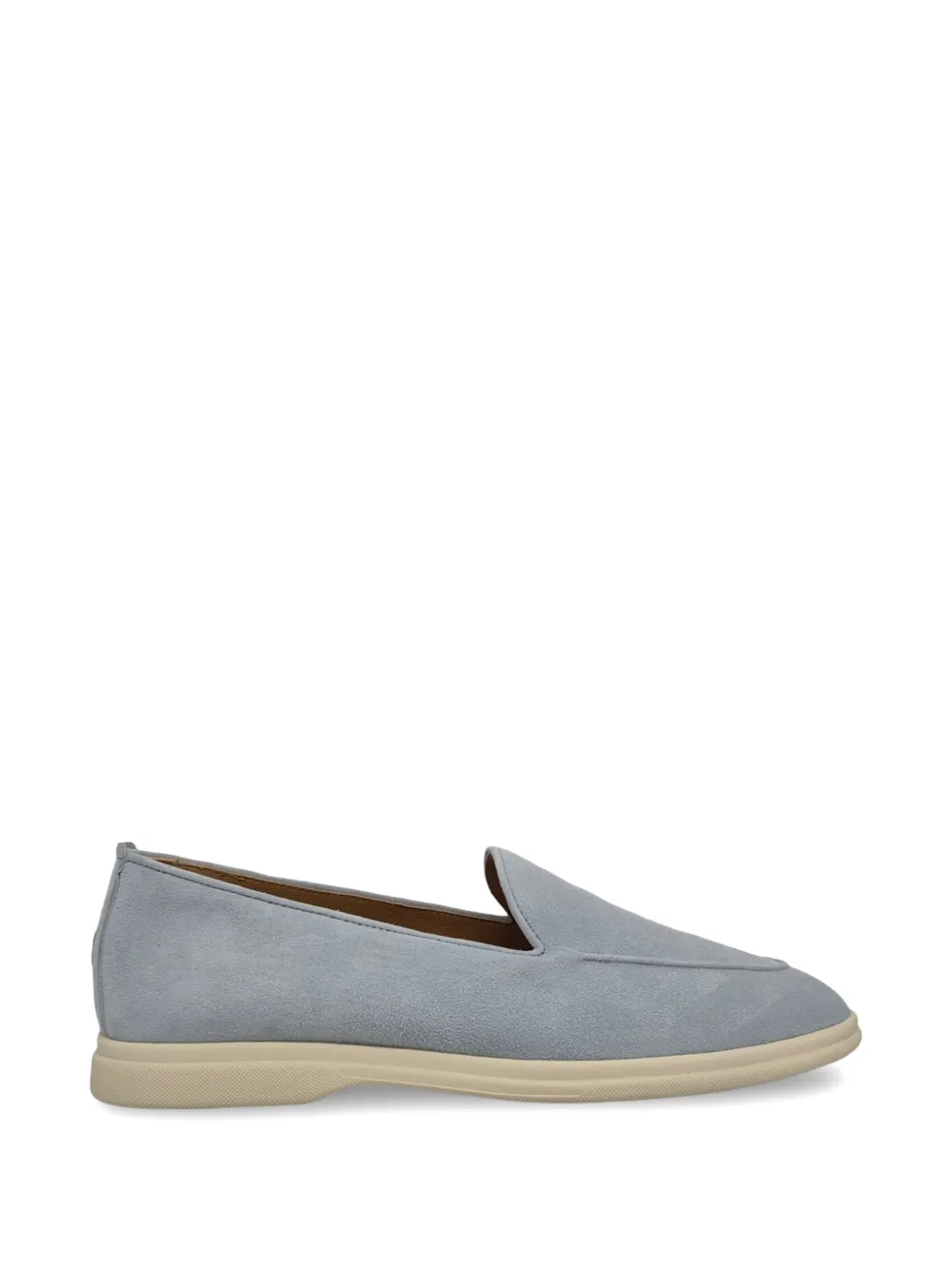 Henderson Baracco Eva suede slip-on loafers - Blu