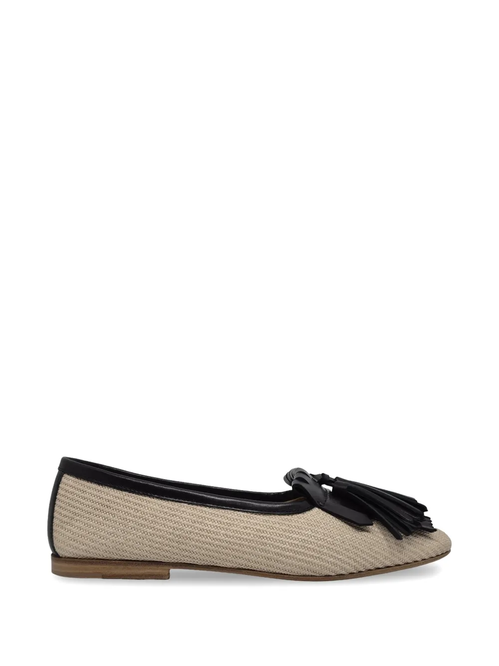 Henderson Baracco Soleil tassel fringe loafers - Toni neutri