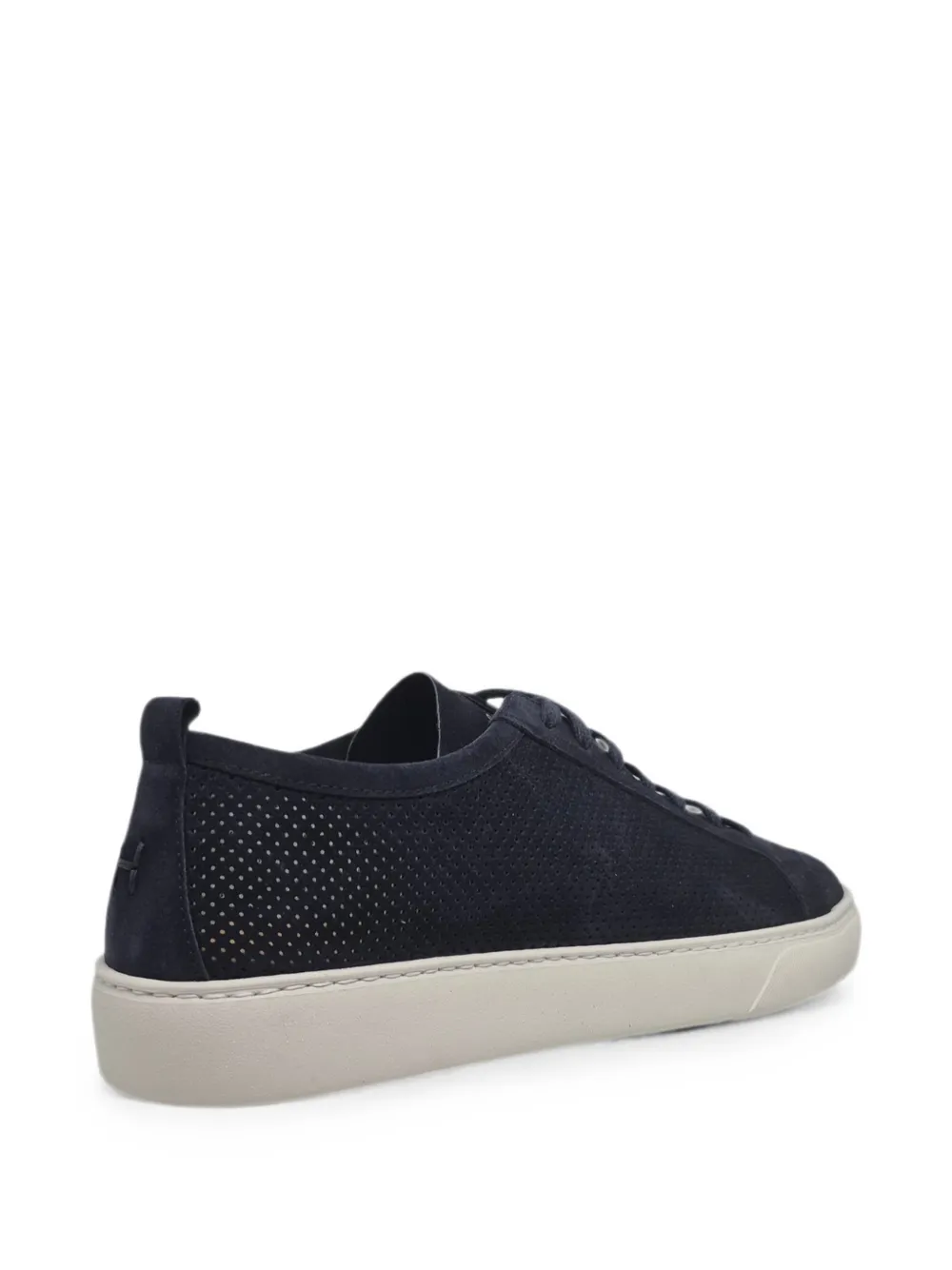 Henderson Baracco Ronny sneakers met geperforeerd suède Blauw