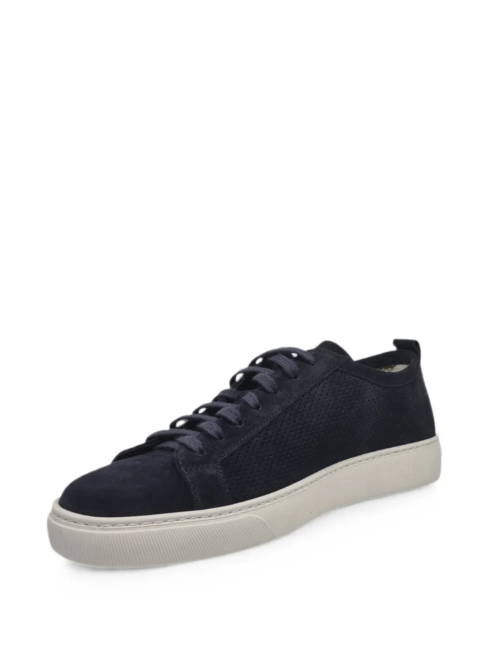 Henderson Baracco Ronny sneakers met geperforeerd suède Blauw