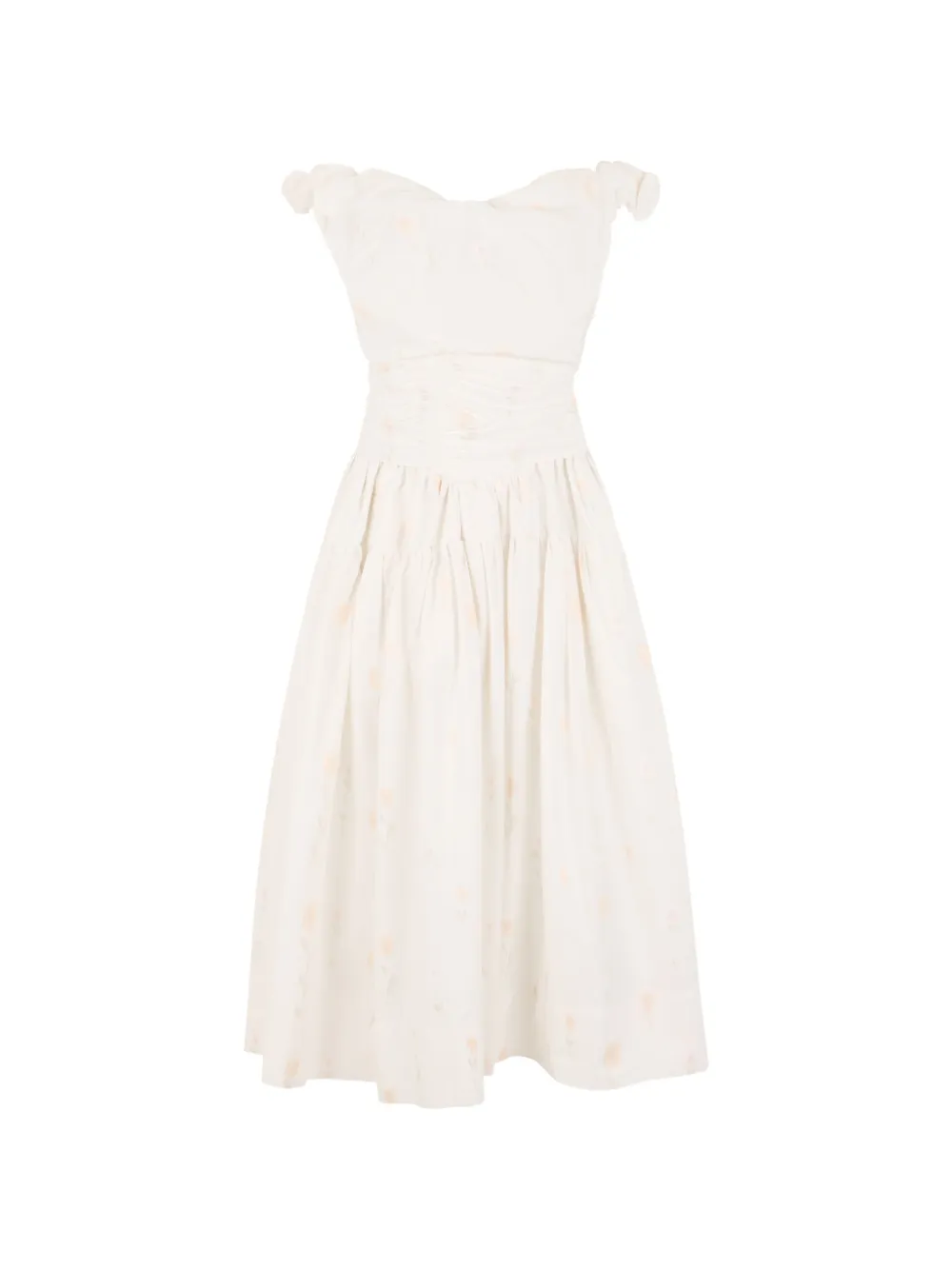 Vivienne Westwood Sunday floral-print midi dress - Nude