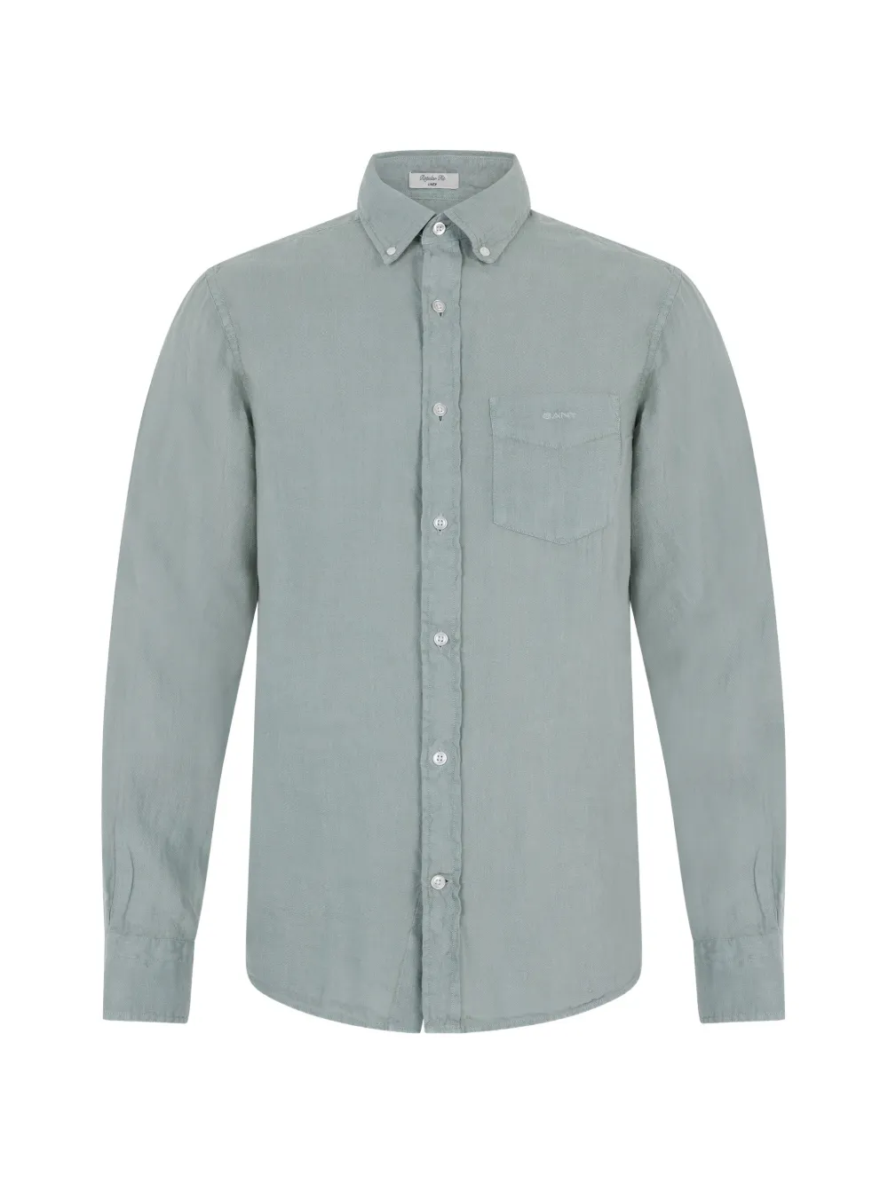 Gant long-sleeve linen shirt - Verde