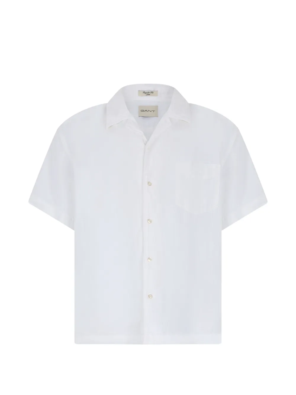 Gant short-sleeve linen shirt - Bianco