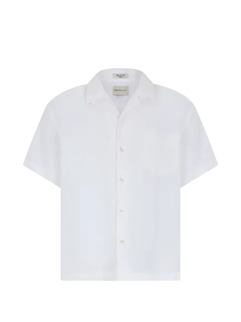 Gant short-sleeve linen shirt