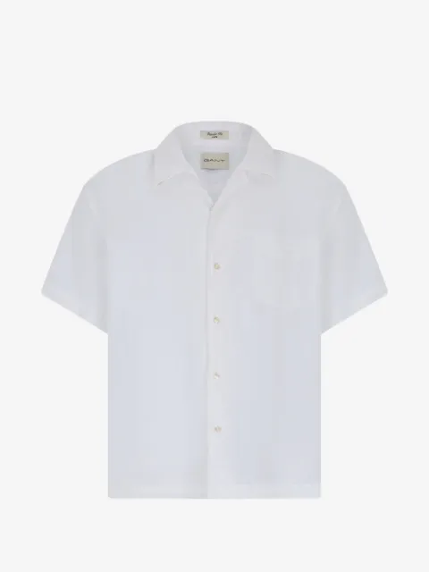 Gant short-sleeve linen shirt